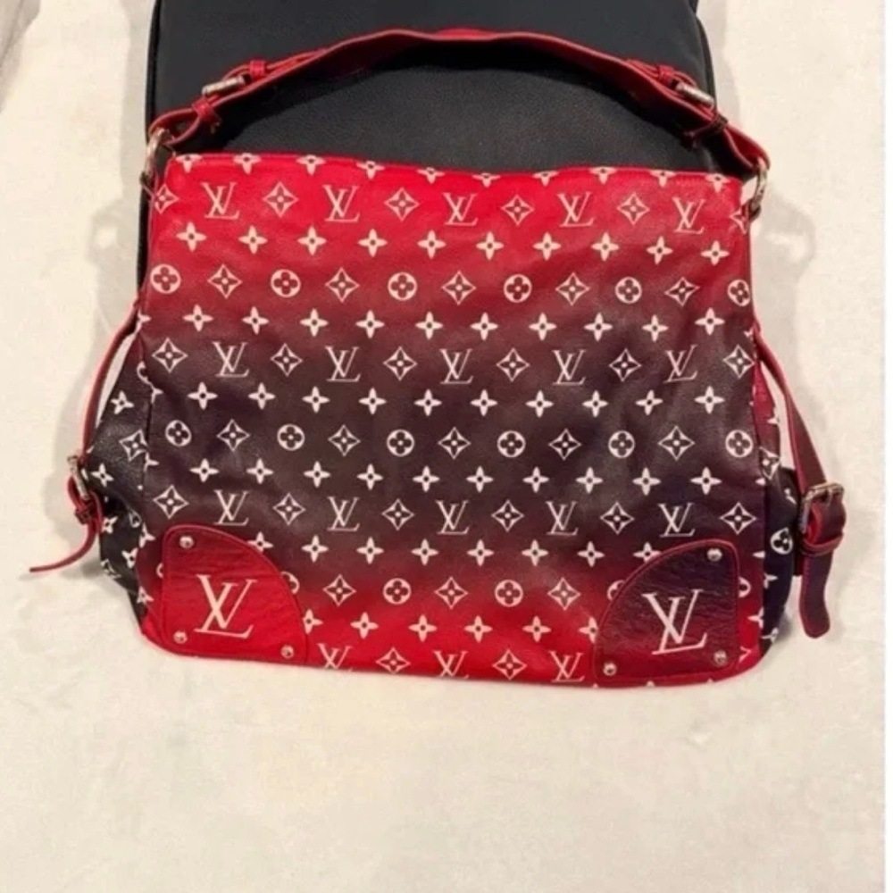 Louis Vuitton Red and Black Shoulder Bag